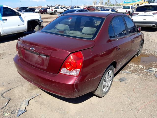 KMHDN46D54U890610 2004 Hyundai Elantra Gls