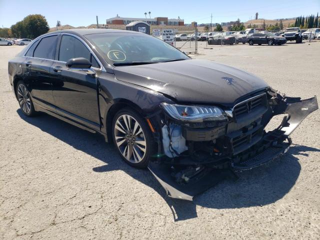 Salvage cars for sale from Copart San Martin, CA: 2017 Lincoln MKZ Hybrid