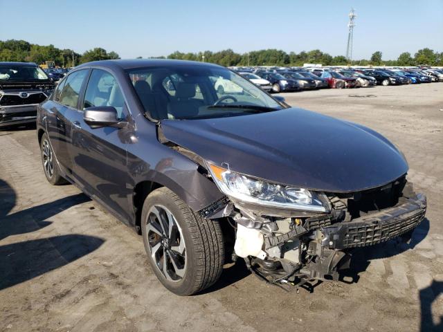 Salvage cars for sale from Copart Fredericksburg, VA: 2017 Honda Accord EXL