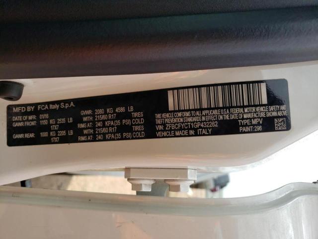 2016 FIAT 500X TREKK - ZFBCFYCT1GP432262
