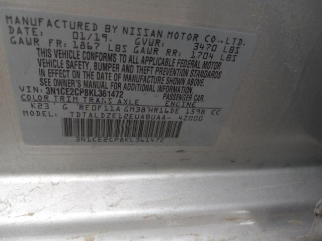 2019 NISSAN VERSA NOTE - 3N1CE2CP8KL361472