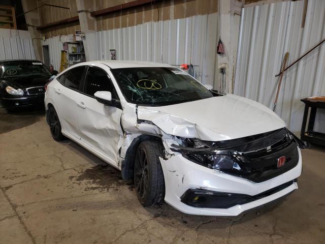 Salvage cars for sale from Copart Anchorage, AK: 2020 Honda Civic Sport
