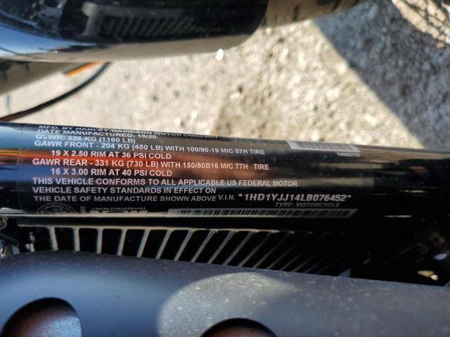 2020 HARLEY-DAVIDSON FXBB 1HD1YJJ14LB076452