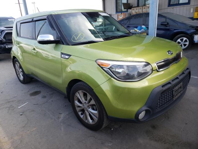 Kia Soul 2014 зелёная