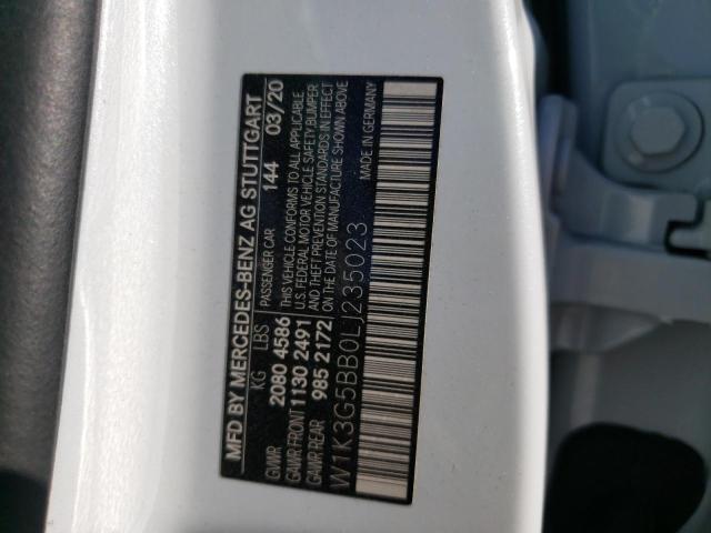 2020 MERCEDES-BENZ A 35 AMG W1K3G5BB0LJ235023