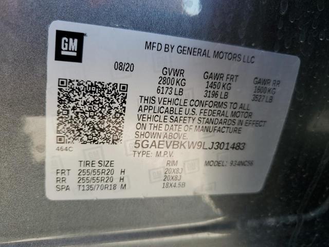 2020 BUICK ENCLAVE PR 5GAEVBKW9LJ301483