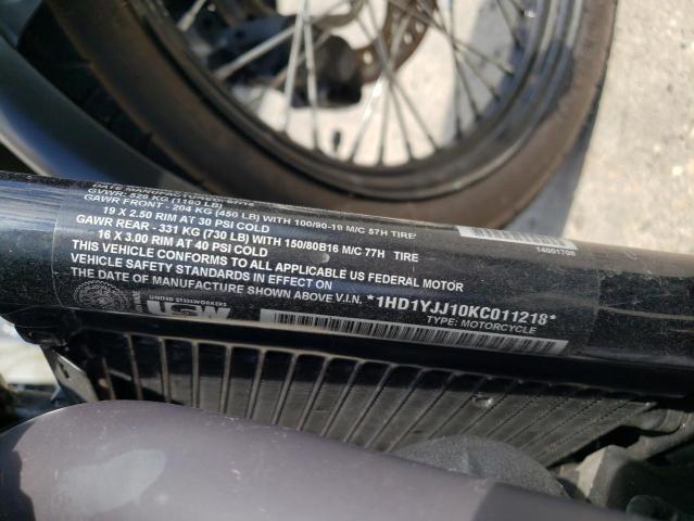 2019 HARLEY-DAVIDSON FXBB 1HD1YJJ10KC011218