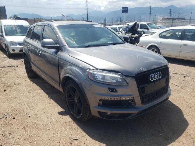 Salvage cars for sale from Copart Colorado Springs, CO: 2012 Audi Q7 Prestige