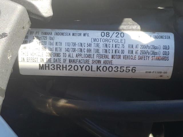 2020 YAMAHA MT-03 MH3RH20Y0LK003556