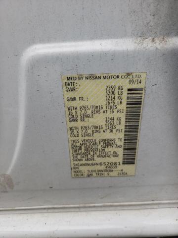 2015 NISSAN XTERRA X 5N1AN0NU6FN652081