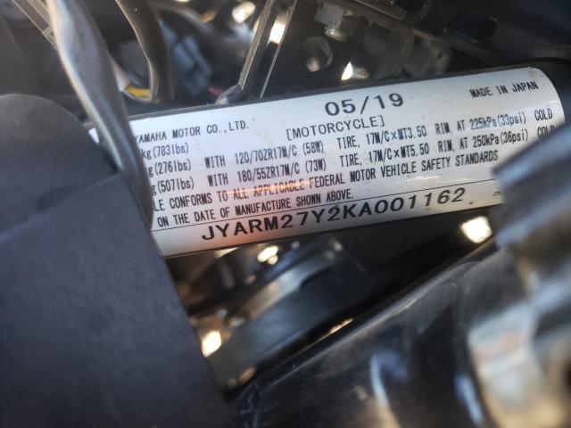 2019 YAMAHA MT07 C JYARM27Y2KA001162