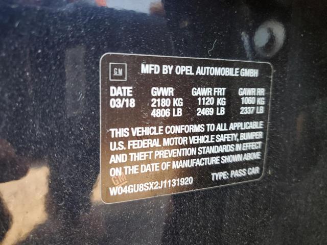 2018 BUICK REGAL TOUR W04GU8SX2J1131920