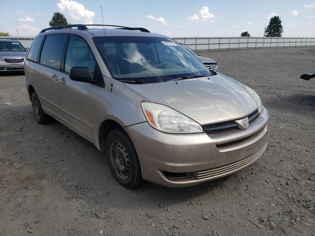 Toyota Sienna salvage cars for sale: 2004 Toyota Sienna LE