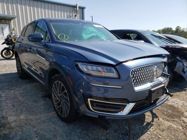 Salvage cars for sale from Copart Chambersburg, PA: 2019 Lincoln Nautilus R