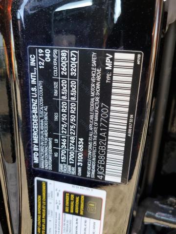 2020 MERCEDES-BENZ GLE 580 4M 4JGFB8GB2LA177007