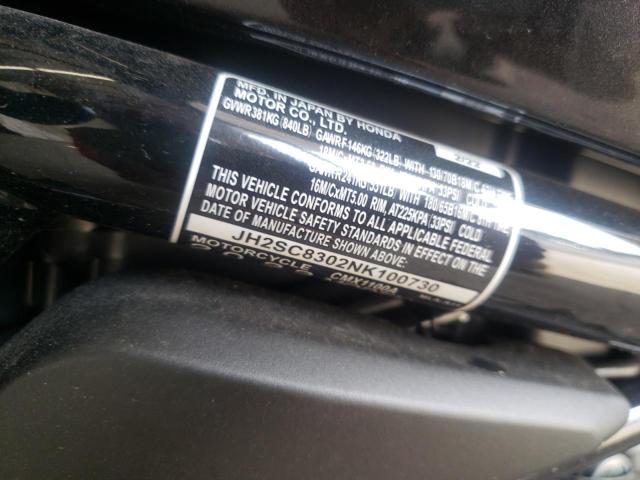 2022 HONDA CMX1100 A JH2SC8302NK100730