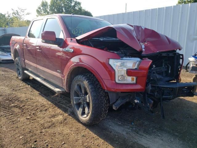 Salvage cars for sale from Copart Columbia Station, OH: 2015 Ford F150 Super