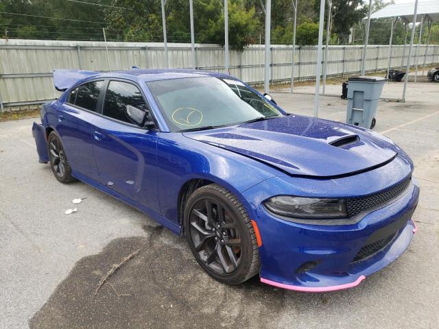 Salvage cars for sale from Copart Savannah, GA: 2022 Dodge Charger GT