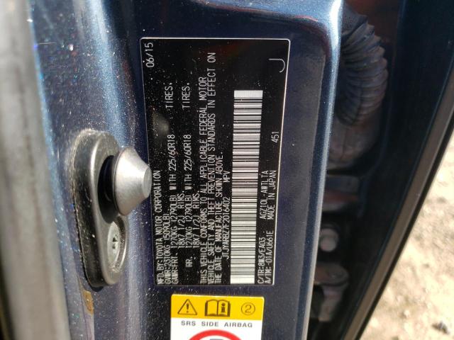 2015 LEXUS NX 200T JTJYARBZ7F2016402