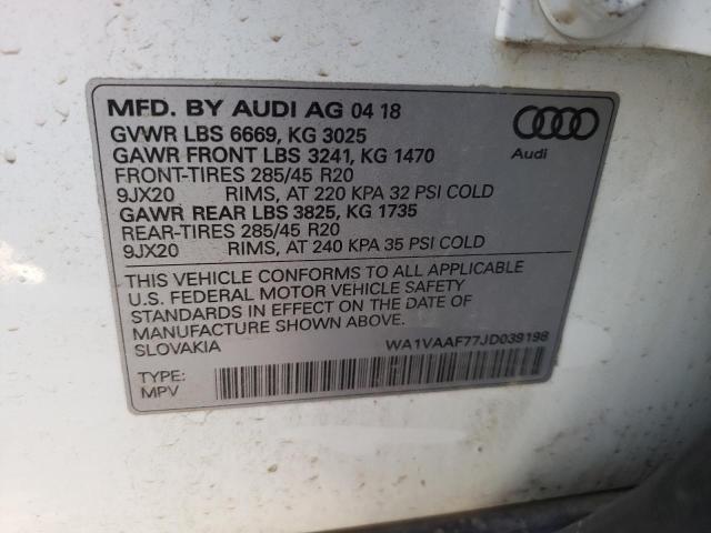 2018 AUDI Q7 PRESTIG - WA1VAAF77JD039198