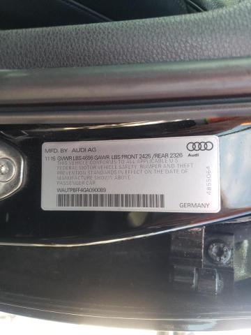 2016 AUDI A3 E-TRON WAUTPBFF4GA090089
