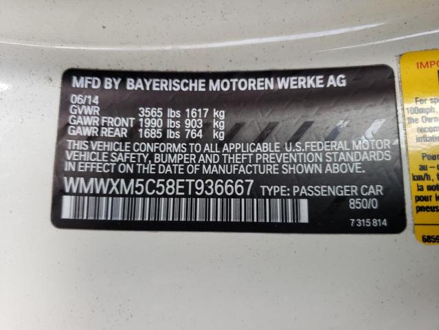 WMWXM5C58ET936667 Mini Cooper