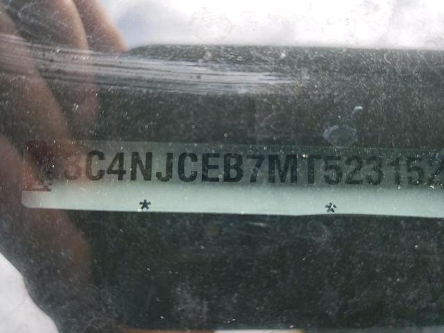2021 JEEP COMPASS 80 3C4NJCEB7MT523152