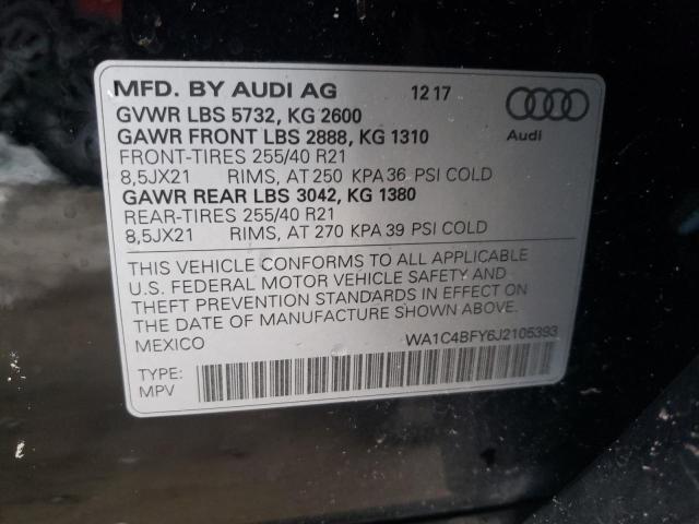 2018 AUDI SQ5 PRESTI WA1C4BFY6J2105393
