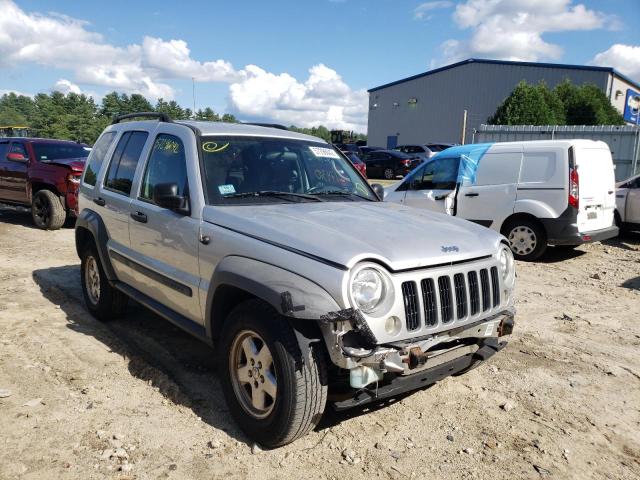 Salvage cars for sale at Mendon, MA auction: 2007 Jeep Liberty SP