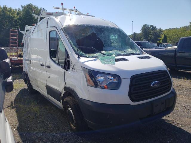 Salvage cars for sale from Copart East Granby, CT: 2019 Ford Transit T