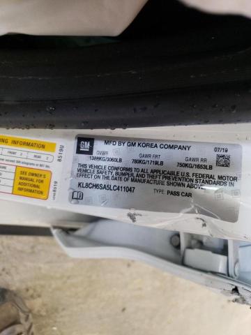 2020 CHEVROLET SPARK ACTI KL8CH6SA5LC411047