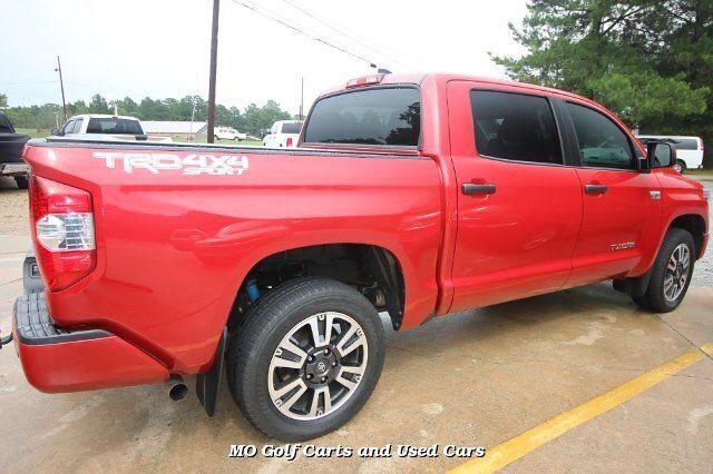 VIN: 5TFDY5F15MX966042 Auction: COPART Lot: 57398622 Location: LA - SHREVEPORT 5TFDY5F15MX966042 TOYOTA TUNDRA 2021 RED Photo 5