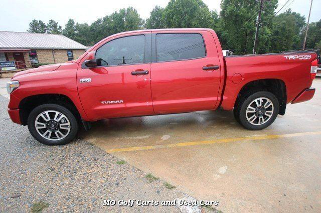 VIN: 5TFDY5F15MX966042 Auction: COPART Lot: 57398622 Location: LA - SHREVEPORT 5TFDY5F15MX966042 TOYOTA TUNDRA 2021 RED Photo 2