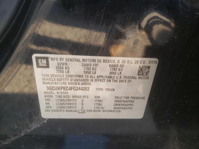 2015 CHEVROLET SILV1500 4 3GCUKPEC4FG244262