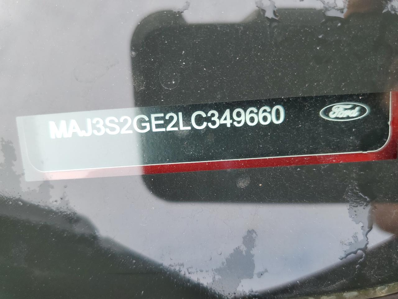 MAJ3S2GE2LC349660 FORD ECOSPORT 2020