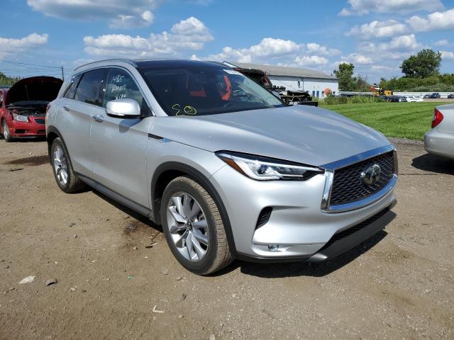 Salvage cars for sale from Copart Columbia Station, OH: 2021 Infiniti QX50 Luxe