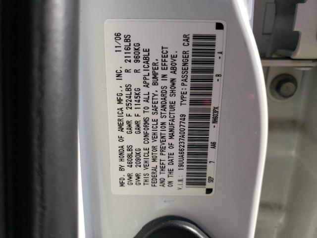 19UUA66237A007749 Acura TL
