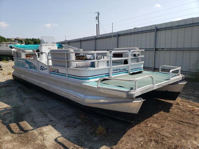 Buy Salvage Boats For Sale now at auction: 1995 Rivi 24 Fundeck