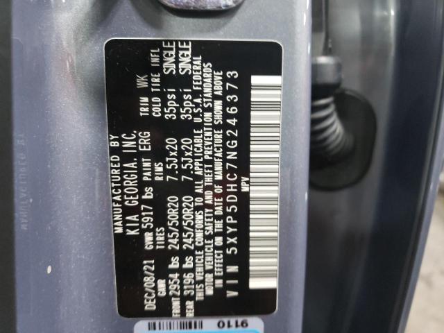 5XYP5DHC7NG246373 KIA Telluride Sx