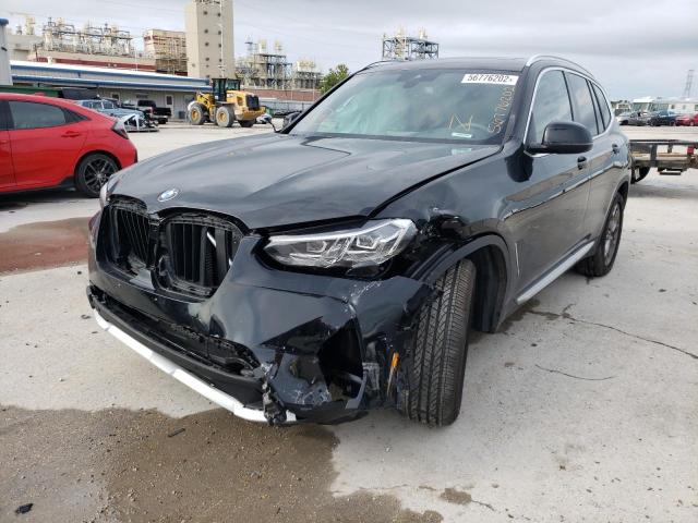 VIN 5UX53DP05N9K41306 2022 BMW X3 no.2