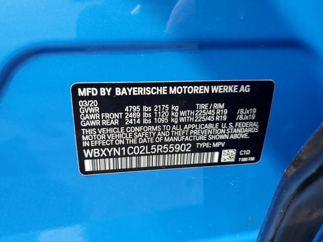 2020 BMW X2 M35I WBXYN1C02L5R55902