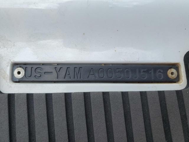 2016 YAMAHA JETSKI YAMA0050J516