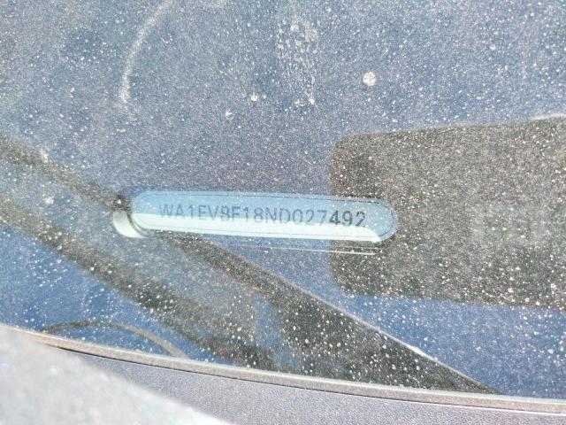 2022 AUDI Q8 PREMIUM WA1EVBF18ND027492