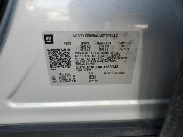2019 CHEVROLET TRAVERSE R 1GNERJKX4KJ153335