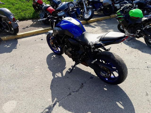 2018 YAMAHA MT07 JYARM27E6JA002707