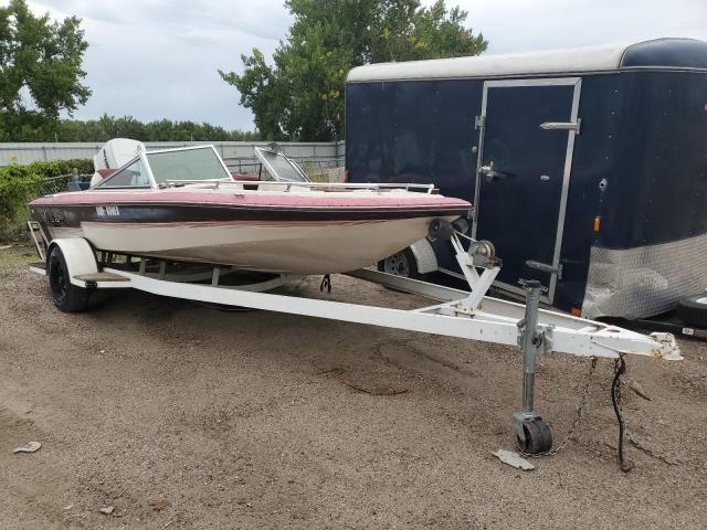 Salvage boats for sale at Littleton, CO auction: 1987 Vipp Boat With Trailer