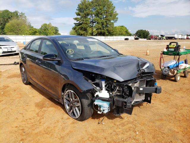Salvage cars for sale from Copart Longview, TX: 2021 KIA Forte GT L