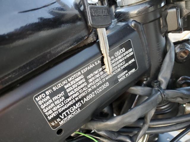 2009 SUZUKI GS500 VTTGM51A692102358