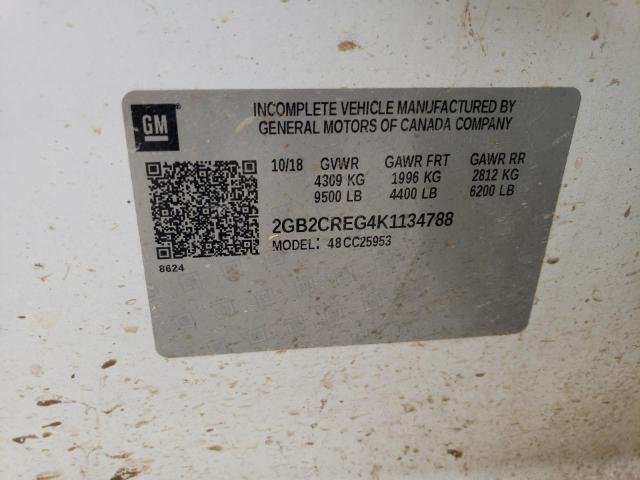 2019 CHEVROLET 2500 2GB2CREG4K1134788