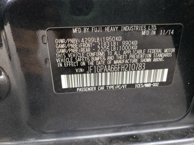 JF1GPAA66FH210783 Subaru Impreza